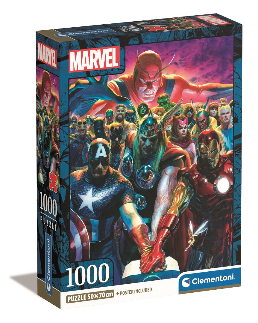 Puzzle The Avengers (Ref. 39915) - Clementoni - 1000 Peças