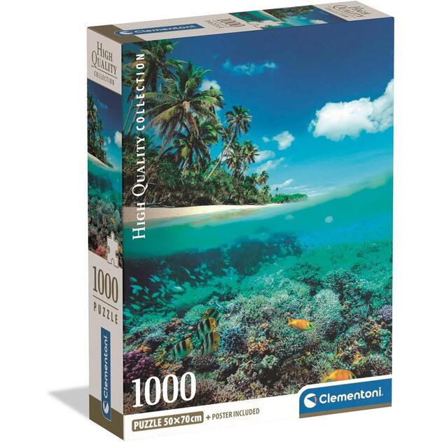 Puzzle Summer Paradise - Clementoni - 1000 Peças