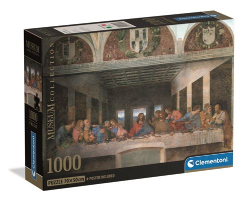 Puzzle A Última Ceia - Clementoni - 1000 Peças