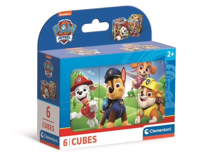 Puzzle de Cubos Patrulha Pata - Clementoni - 6 Cubos
