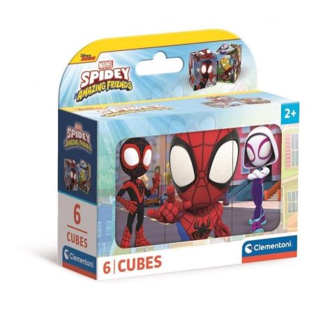Puzzle de Cubos Spidey y sus Amigos - Clementoni - 6 Cubos