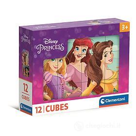 Puzzle de Cubos Princesas Disney (Ref. 41197) - Clementoni - 12 Cubos