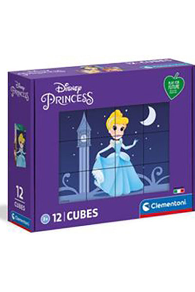 Puzzle de Cubos Princesas Disney (Ref. 45012) - Clementoni - 12 Cubos