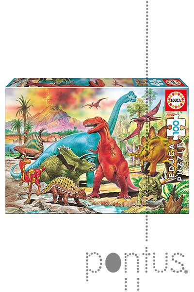 Puzzle Dinossauros - Educa - 100 Peças