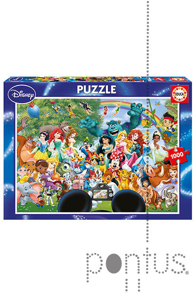 Puzzle O Maravilhoso Mundo Disney - Educa - 1000 Peças
