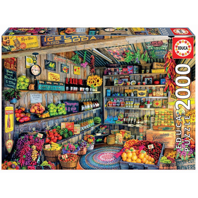 Puzzle Loja de Comestíveis - Educa - 2000 Peças