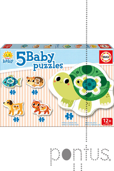 Baby Puzzle Animais Domésticos - Educa