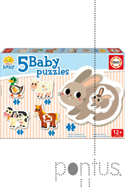 Baby Puzzle Animais da Quinta - Educa