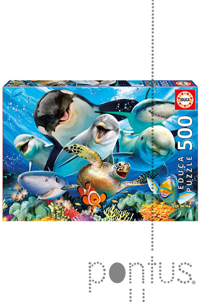 Puzzle Unter Wasser - Educa - 500 Teile