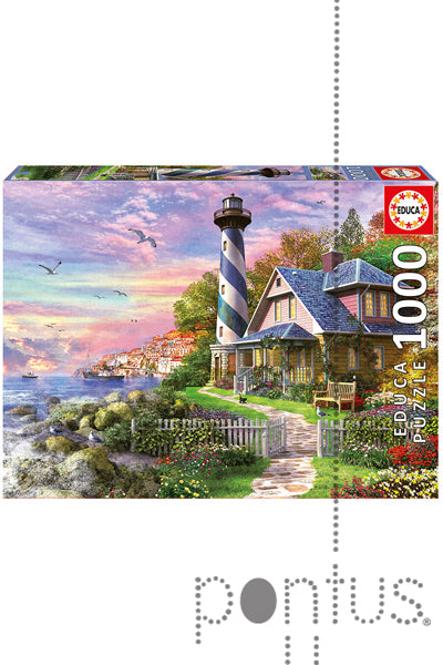 Puzzle Leuchtturm in Rock Bay - Educa - 1000 Teile