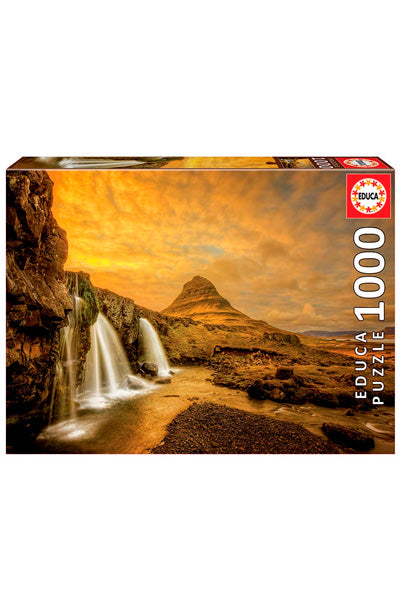 Puzzle Cascata de Kirkjufellsfoss - Educa - 1000 Peças