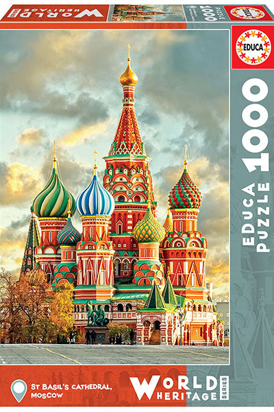 Puzzle Catedral de São Basílio - Educa - 1000 Peças