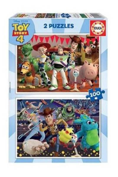 Puzzle Toy Story 4 - Educa - 2x100 Peças