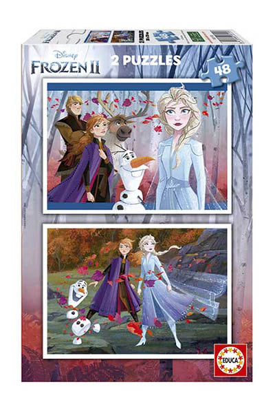 Puzzle Frozen 2 - Educa - 2x100 Peças