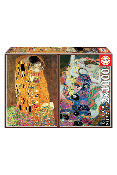 Puzzle Gustav Klimt - Educa - 2x1000 Peças