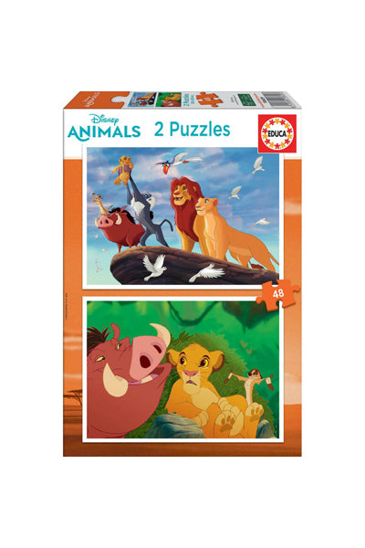 Puzzle O Rei Leão - Educa - 2x48 Peças
