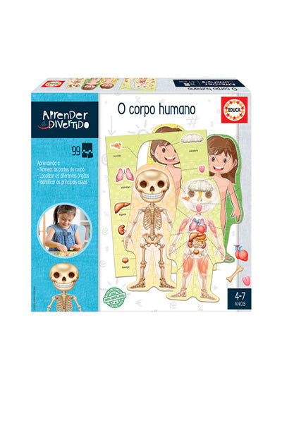 Puzzle Corpo Humano - Educa - 99 Peças