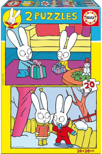 Puzzle Simon - Educa - 2x20 Peças