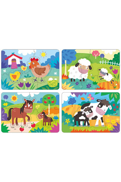 Puzzle Mães e os Seus Bebés - Educa - 5, 6, 7 e 8 Peças