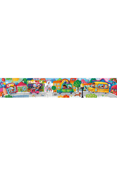 Puzzle Veículos na Cidade - Educa - 26 Peças