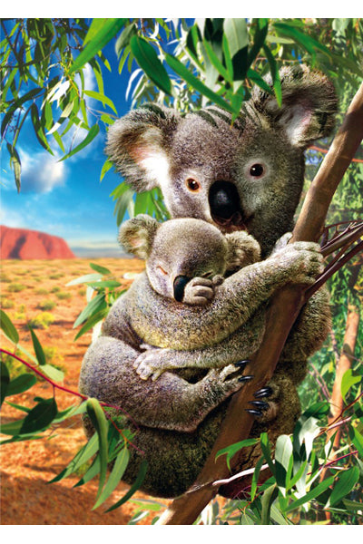 Puzzle Koala e o Seu Cachorrinho - Educa - 500 Peças