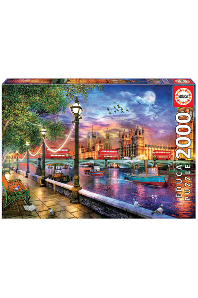 Puzzle Londres ao Pôr do Sol - Educa - 2000 Peças