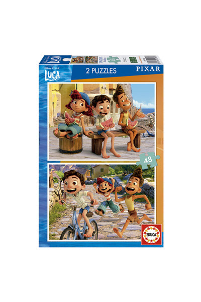 Puzzle Luca Disney - Educa - 2x48 Peças
