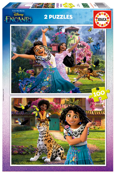 Puzzle Encanto Disney - Educa - 2x100 Peças