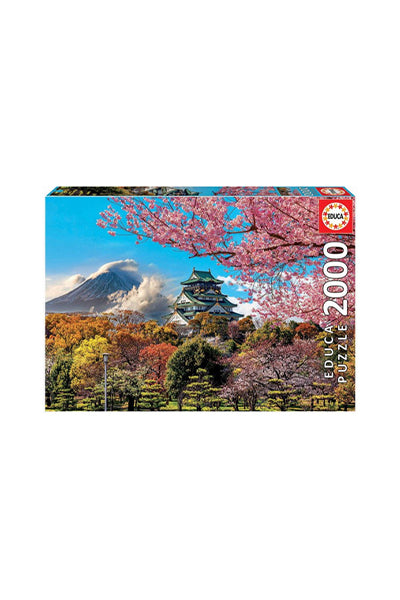 Puzzle Castelo de Osaka, Japão - Educa - 2000 Peças