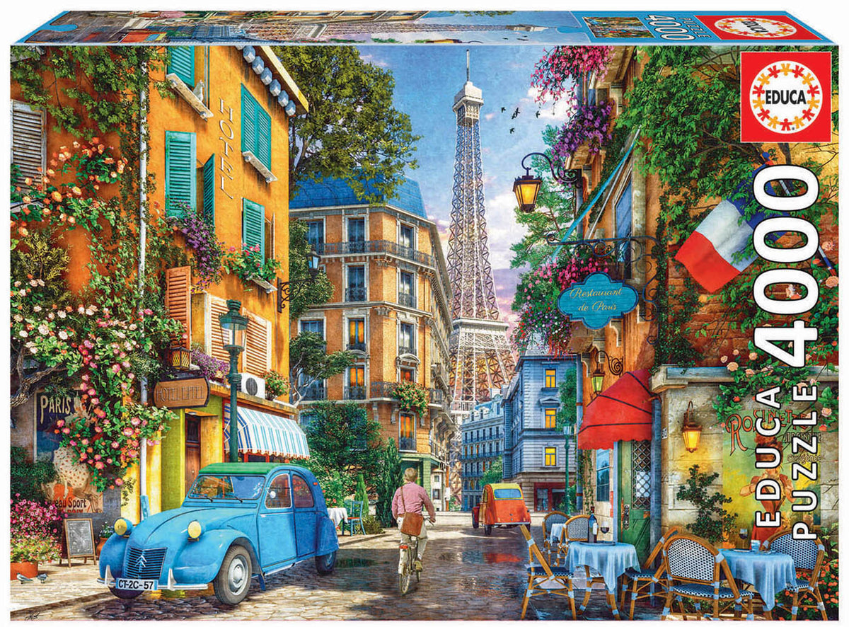 Puzzle Ruas de Paris - Educa - 4000 Peças