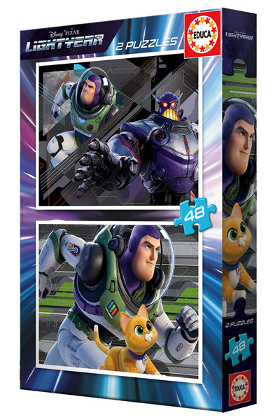 Puzzle Lightyear - Educa - 2x48 Peças