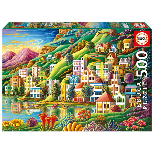 Puzzle Versteckter Hafen - Educa - 500 Teile