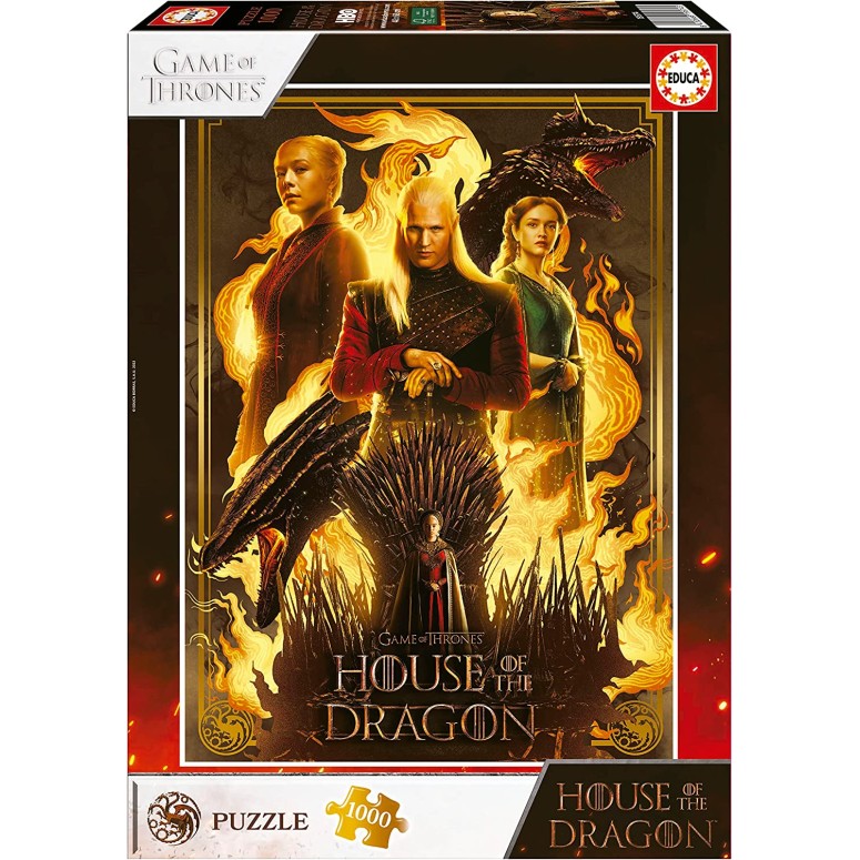Puzzle House of Dragon - Educa - 1000 Peças