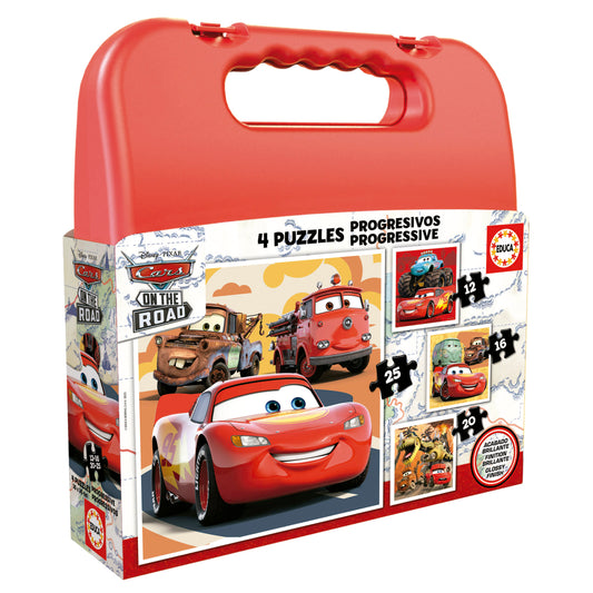 Cars 2 Progressive Puzzles - Educa - 12, 16, 20 und 25 Teile