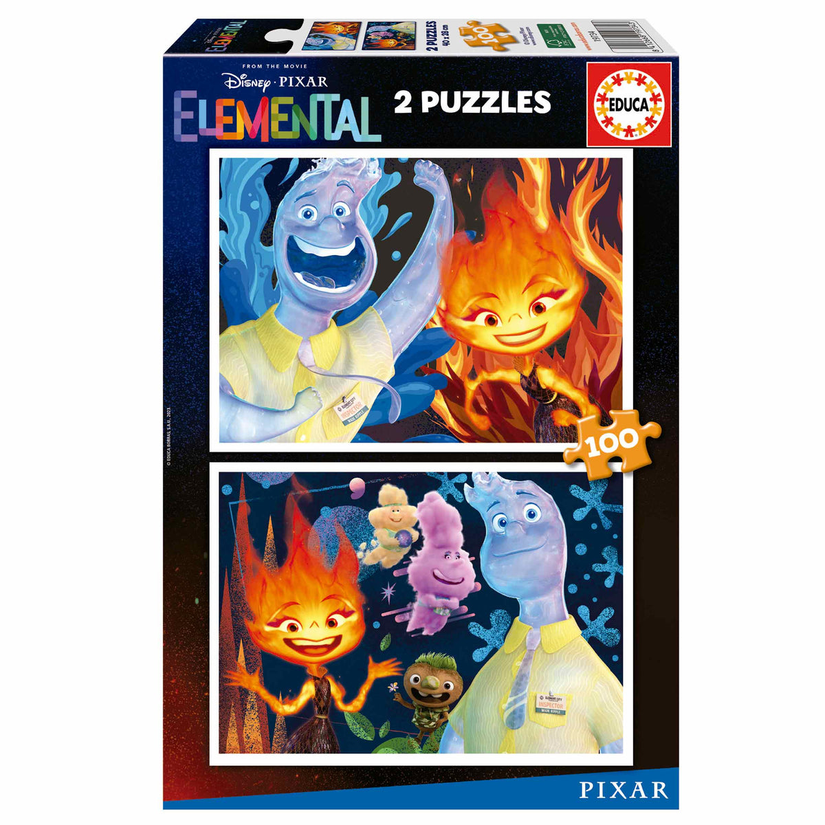 Puzzle Elementar Disney - Educa - 2x100 Peças
