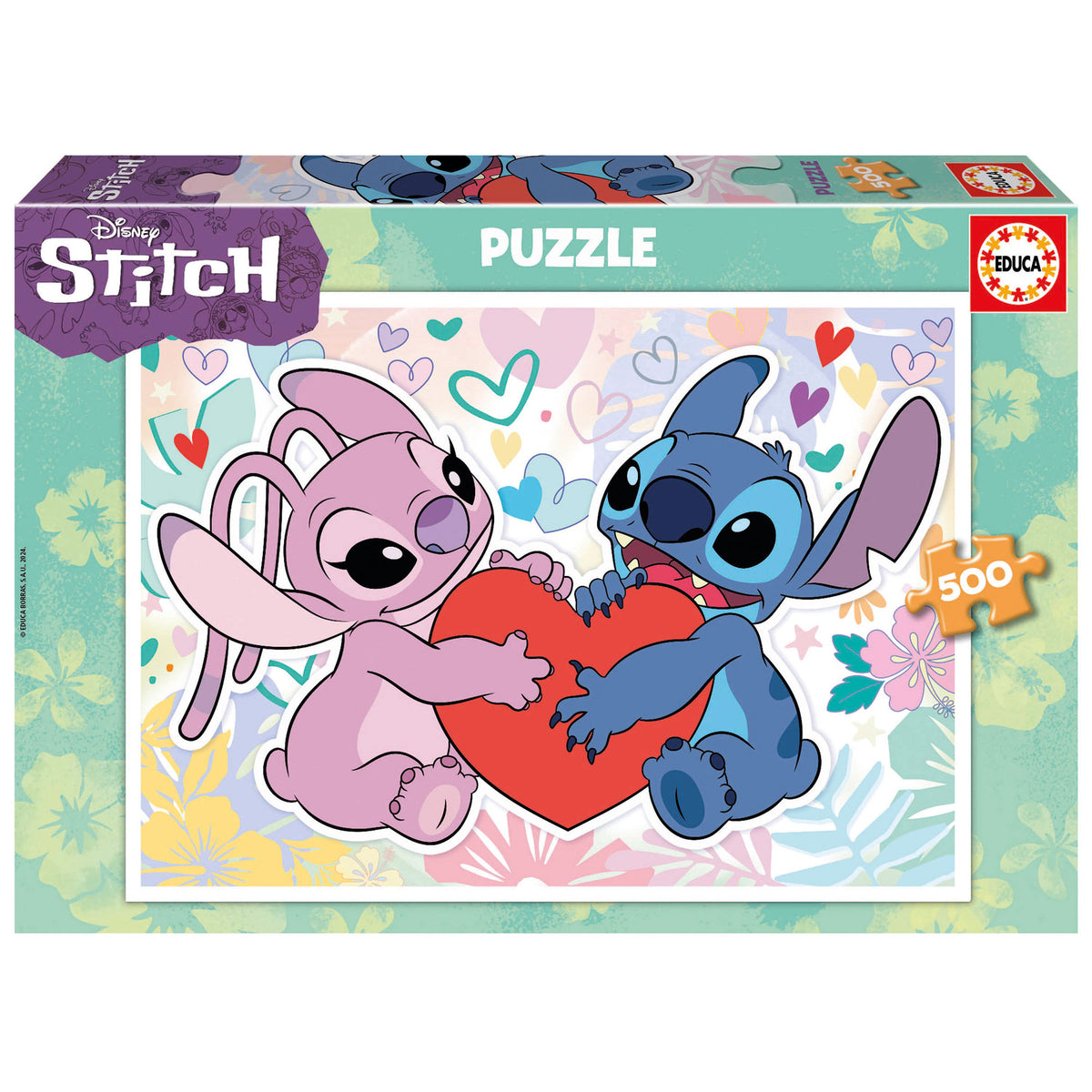 Puzzle Disney Stitch - Educa - 500 Peças