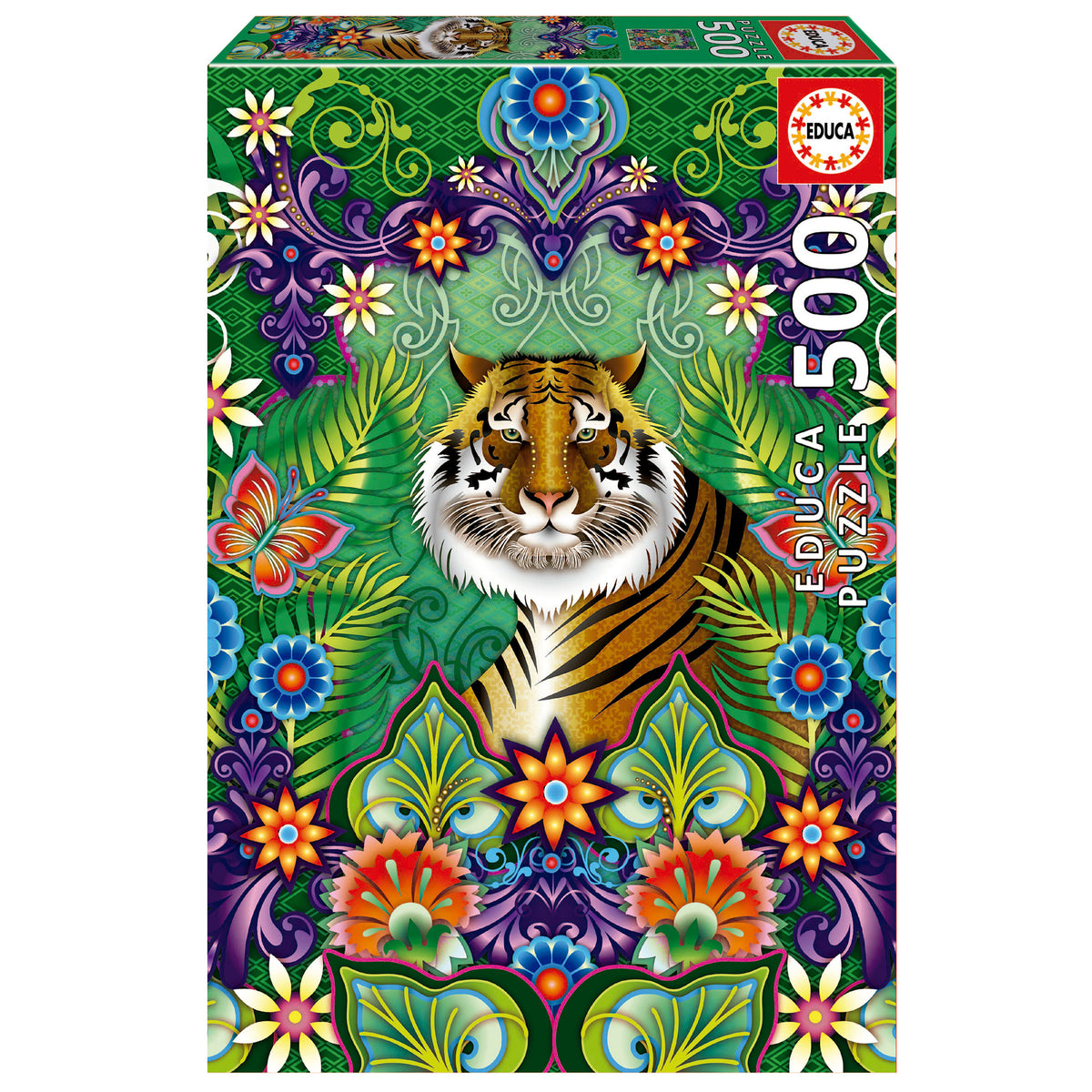 Puzzle Tigre de Bengala - Educa - 500 Peças