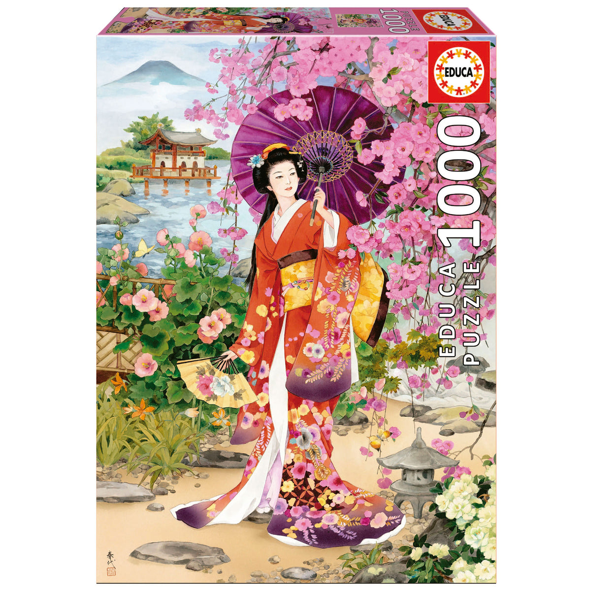 Puzzle Teien, Haruyo Morita - Educa - 1000 Peças