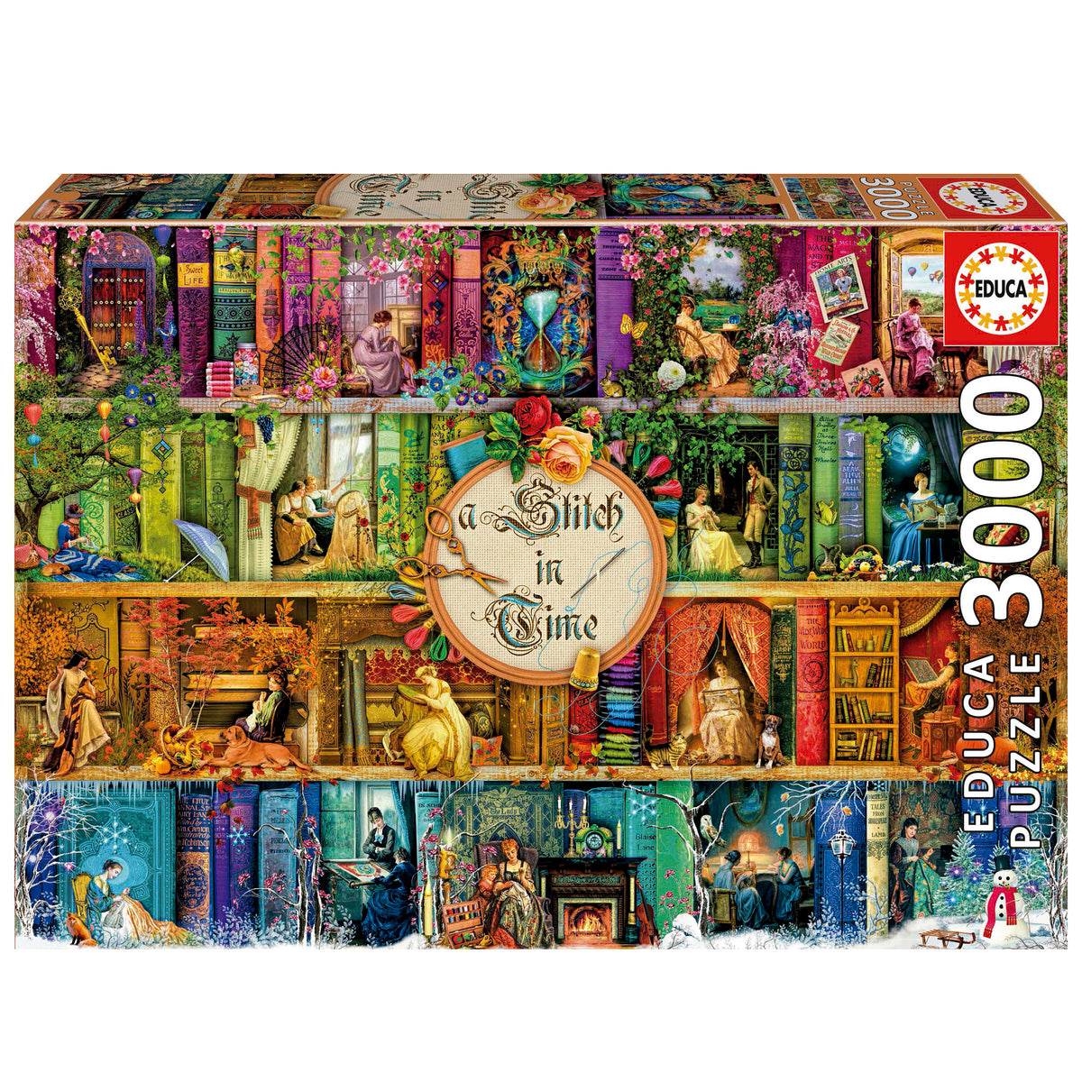 Puzzle A Stitch in Time - Educa - 3000 Peças