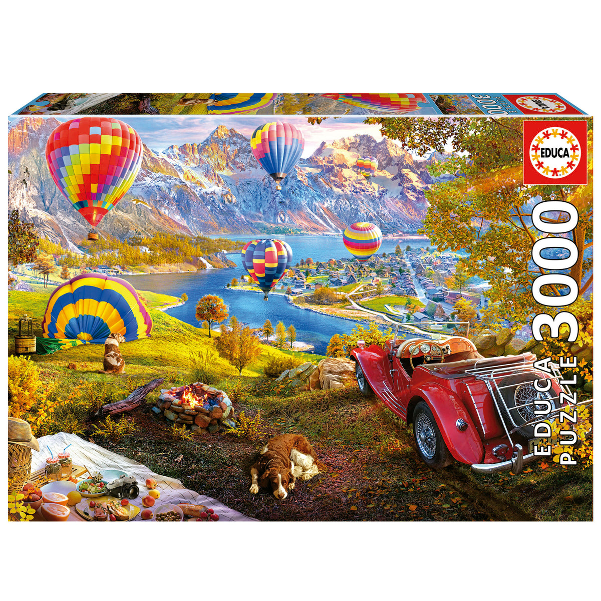 Puzzle O Vale dos Balões - Educa - 3000 Peças