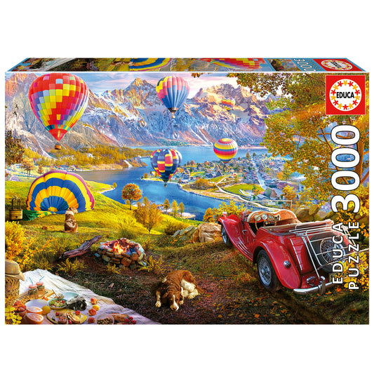 Puzzle El Valle de los Globos - Educa - 3000 Piezas