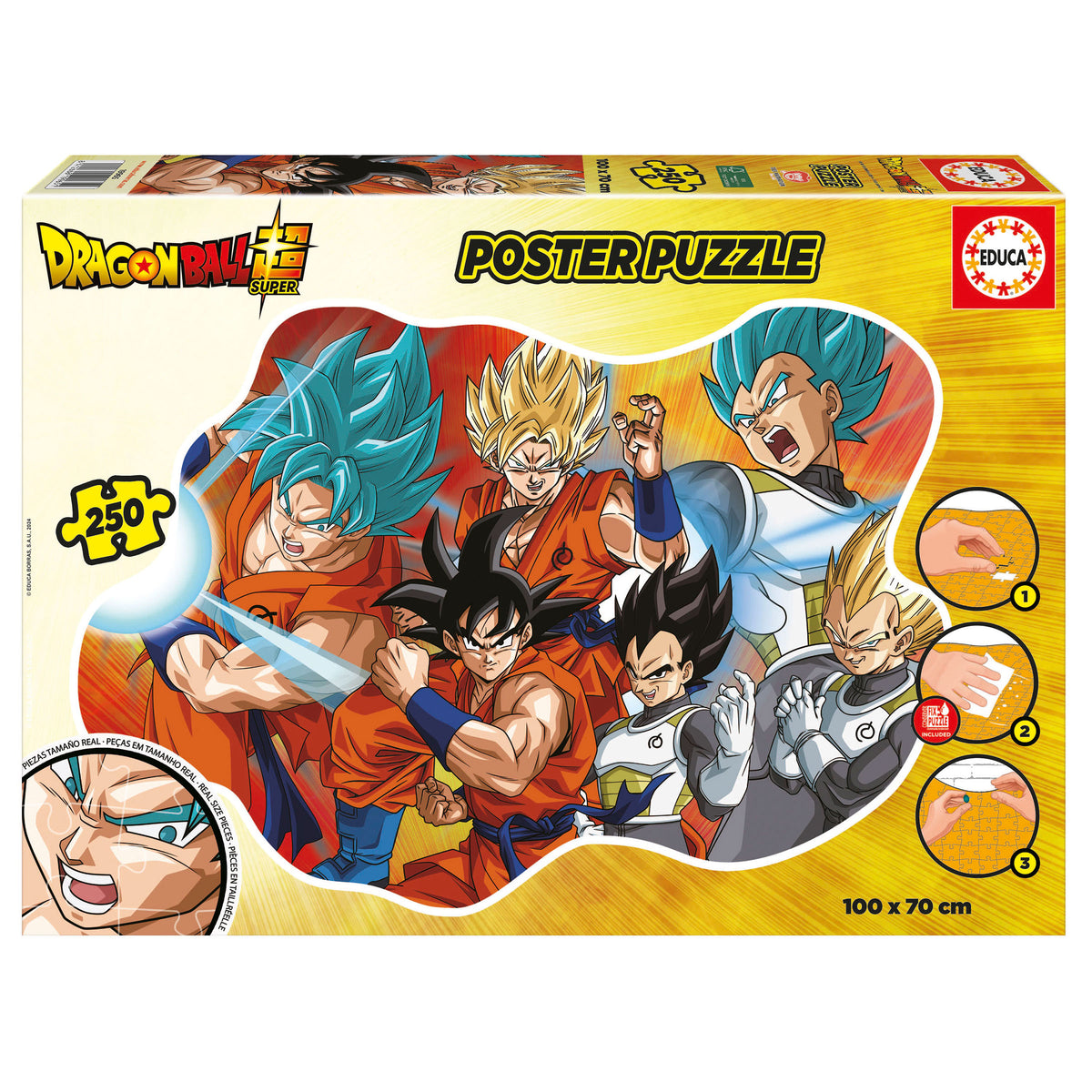 Puzzle Poster Dragon Ball - Educa - 250 Peças