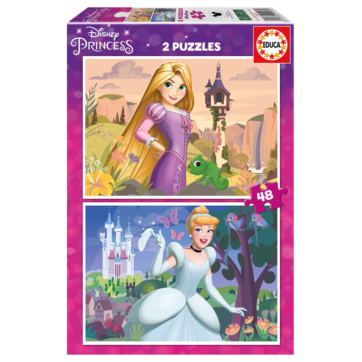 Puzzle Disney Princess - Educa - 2x48 Peças