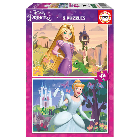 Puzzle Disney Princess - Educa - 2x48 Teile