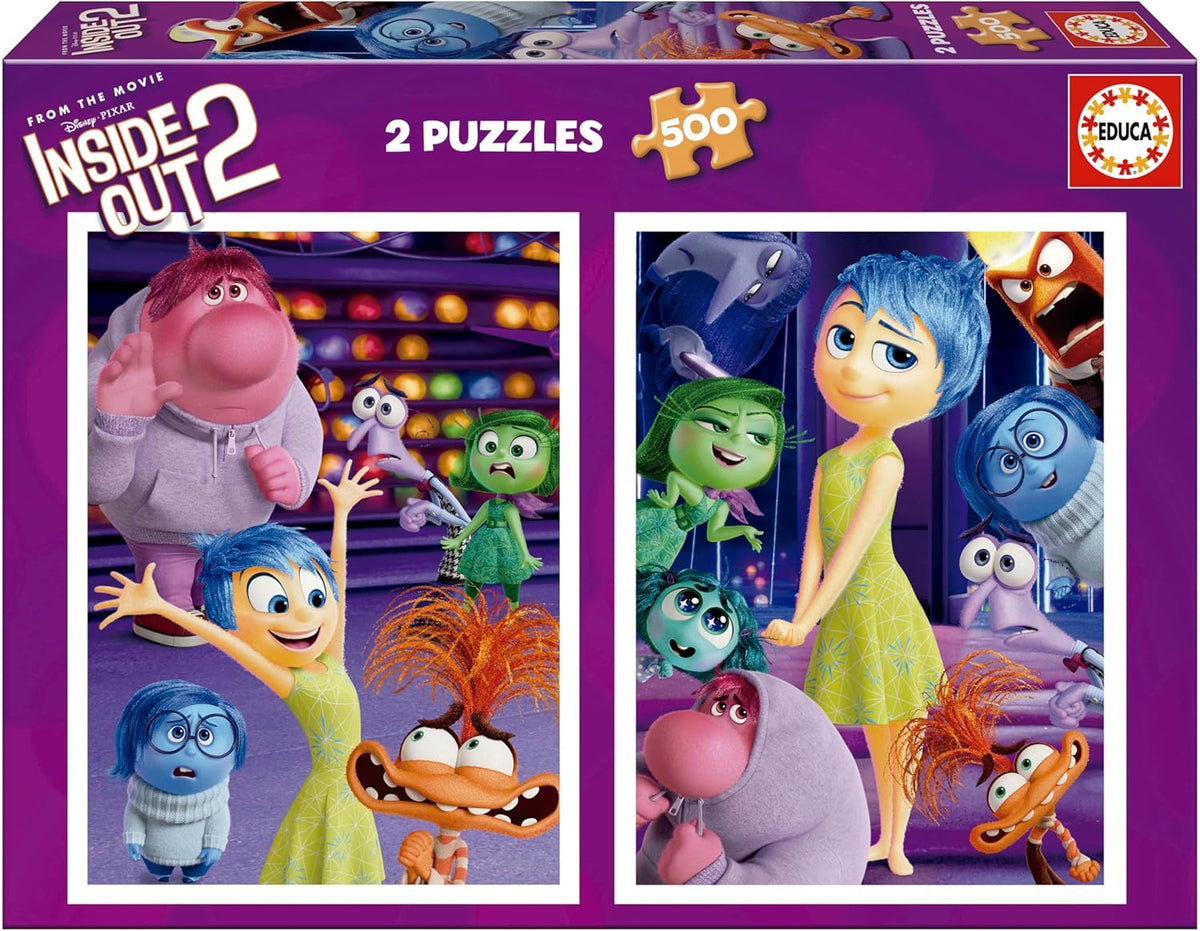 Puzzle Inside Out 2 - Educa - 2x500 Peças