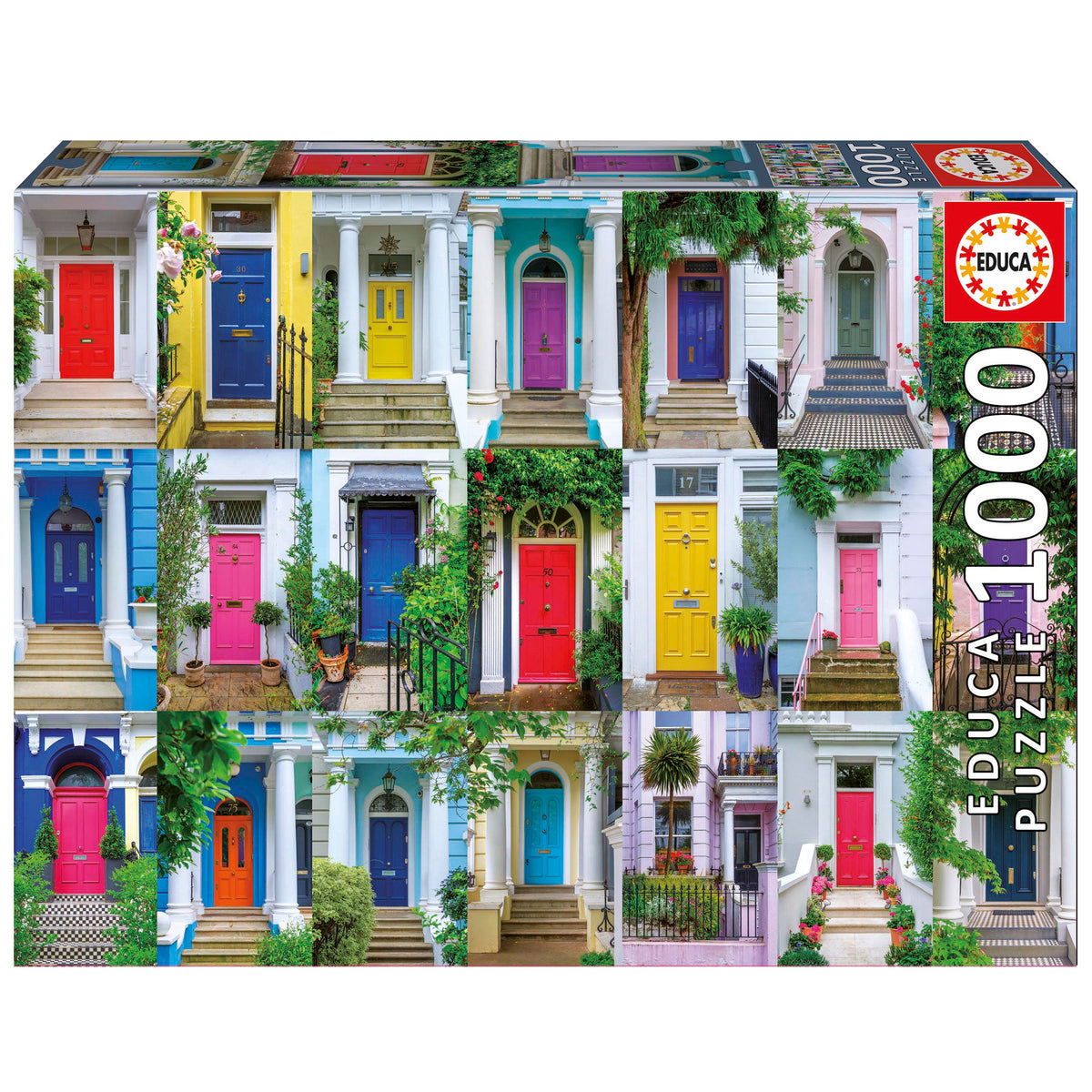 Puzzle Portas de Notting Hill - Educa - 1000 Peças