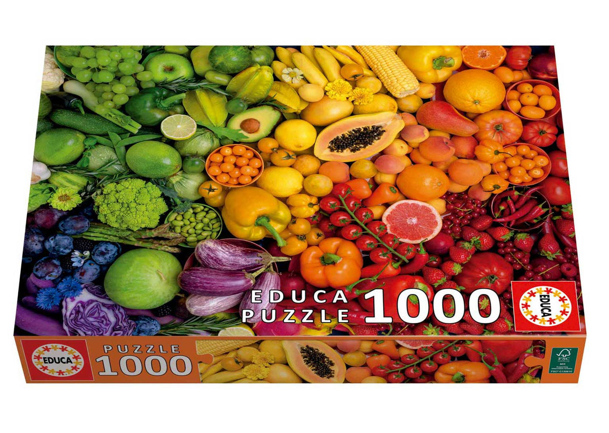 Puzzle Vitaminas Coloridas - Educa - 1000 Peças