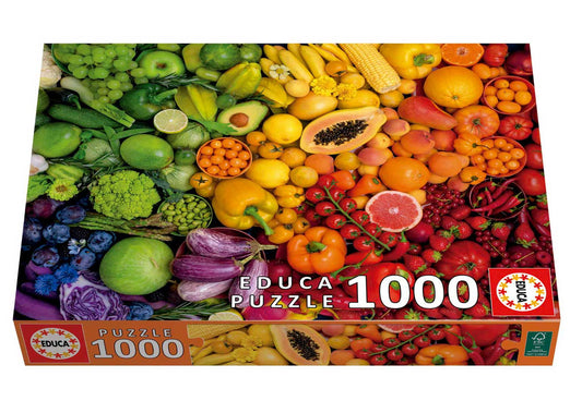 Colorful Vitamins Puzzle - Educa - 1000 Pieces