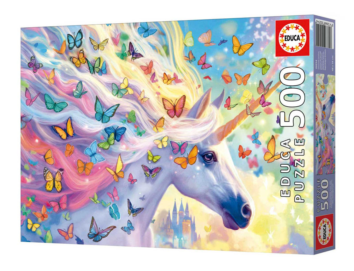 Puzzle Unicórnio Arco-Íris - Educa - 500 Peças