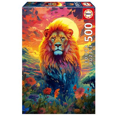 Puzzle Olhar Majestoso do Leão - Educa - 500 Peças